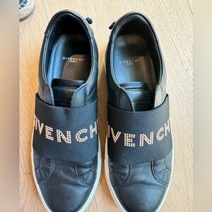 Givenchy Gray Studded Sneakers